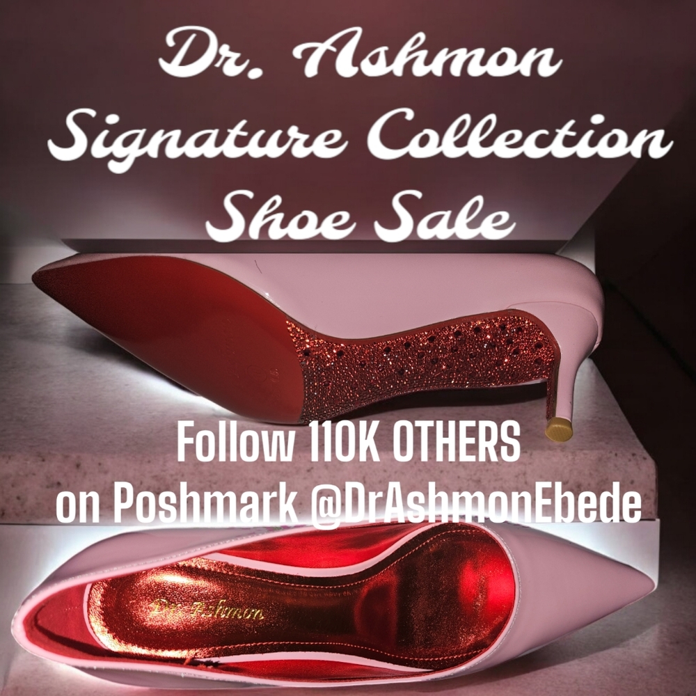 Dr. Ashmon Signature Collection (Red & Crystal Stones Bottom) Style: Pink Glitz